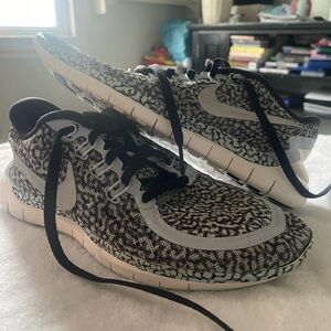 2015 Nike Men’s Free 5.0 Running Shoes Porpoise Silver Size 9 Low Top